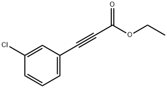 (3-CHLORO-PHENYL)-PROPYNOIC ACID ETHYL ESTER Structural