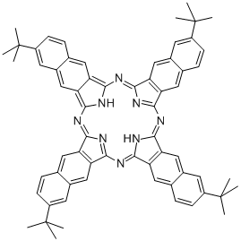 2,11,20,29-TETRA-TERT-BUTYL-2,3-NAPHTHALOCYANINE Structural