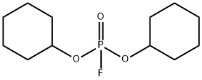 Fluoridophosphoric acid dicyclohexyl ester Structural