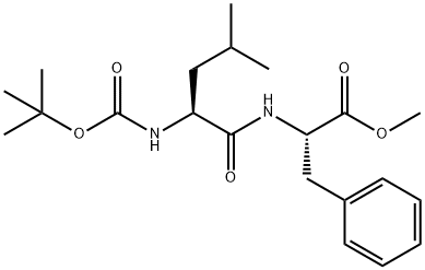 tert-butyloxycarbonyl-leucylphenylalanine methyl ester Structural