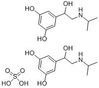 Orciprenaline sulfate Structural