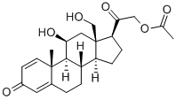 1,4-PREGNADIEN-11-BETA, 18,21-DIOL-3,20-DIONE-21 ACETATE