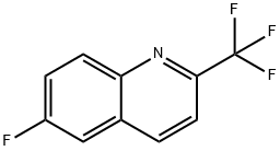 6-FLUORO-2-TRIFLUOROMETHYLQUINOLINE Structural