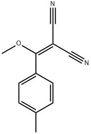 METHOXY(4-METHYLPHENYL)METHYLENE]PROPANEDINITRILE Structural