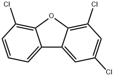 2,4,6-TRICHLORODIBENZOFURAN Structural