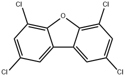 2,4,6,8-tetrachlorodibenzofuran Structural