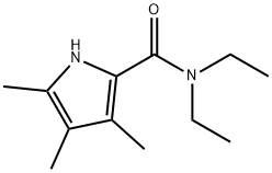 N2,N2-DIETHYL-3,4,5-TRIMETHYL-1H-PYRROLE-2-CARBOXAMIDE Structural