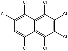 1,2,3,4,5,6,8-HEPTACHLORONAPHTHALENE Structural