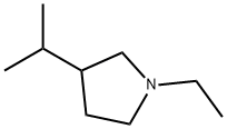 Pyrrolidine, 1-ethyl-3-(1-methylethyl)- (9CI) Structural