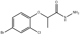 2-(4-BROMO-2-CHLOROPHENOXY)PROPANOHYDRAZIDE Structural