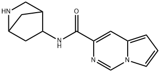 Pyrrolo[1,2-c]pyrimidine-3-carboxamide, N-2-azabicyclo[2.2.1]hept-5-yl- (9CI) Structural
