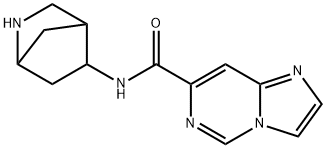 Imidazo[1,2-c]pyrimidine-7-carboxamide, N-2-azabicyclo[2.2.1]hept-5-yl- (9CI) Structural