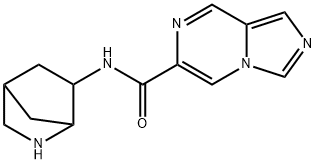 Imidazo[1,5-a]pyrazine-6-carboxamide, N-2-azabicyclo[2.2.1]hept-6-yl- (9CI) Structural