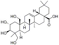 2alpha,19alpha,23-Trihydroxyoleanolic acid Structural