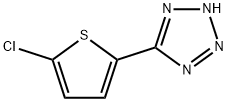 5-(5-CHLORO-2-THIENYL)-1H-TETRAZOLE Structural