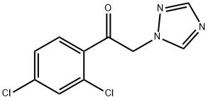 1-(2,4-DICHLOROLPHENYL)-2-(1H-1,2,4-TRIAZOLE-1-YL)-ETHANONE Structural