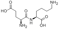 H-GLU-LYS-OH Structural