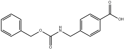 4-(BENZYLOXYCARBONYLAMINO-METHYL)-BENZOIC ACID Structural