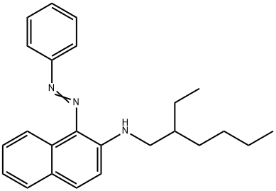 N-(2-ethylhexyl)-1-(phenylazo)naphthalen-2-amine Structural