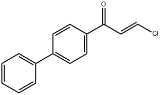 trans-3-Chloro-4'-phenylacrylophenone Structural