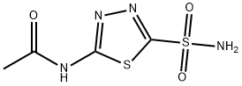 Acetazolamide Structural