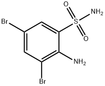 2-AMINO-3,5-DIBROMOBENZENESULFONAMIDE Structural