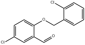 5-CHLORO-2-[(2-CHLOROBENZYL)OXY]BENZALDEHYDE Structural