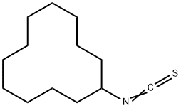 CYCLODODECYL ISOTHIOCYANATE Structural