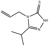 4-ALLYL-5-ISOPROPYL-4H-1,2,4-TRIAZOLE-3-THIOL Structural