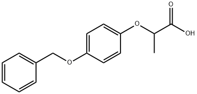 Propionic acid, 2-[p-(benzyloxy)phenoxy]- (6CI)