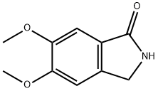 5,6-DIMETHOXY-2,3-DIHYDRO-ISOINDOL-1-ONE Structural