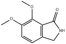 6,7-DIMETHOXY-2,3-DIHYDRO-ISOINDOL-1-ONE Structural