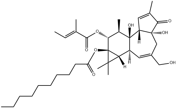 PHORBOL-12-TIGLIATE-13-DECANOATE Structural