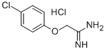 2-(4-CHLORO-PHENOXY)-ACETAMIDINE HCL Structural