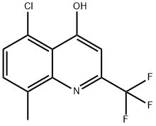 5-CHLORO-8-METHYL-2-(TRIFLUOROMETHYL)QUINOLIN-4-OL