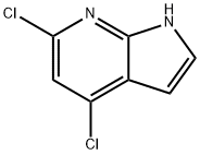 1H-Pyrrolo[2,3-b]pyridine, 4,6-dichloro- Structural