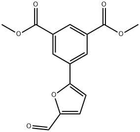 dimethyl 5-(5-formyl-2-furyl)isophthalate Structural