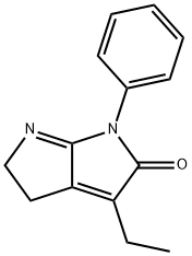 Pyrrolo[2,3-b]pyrrol-2(1H)-one, 3-ethyl-4,5-dihydro-1-phenyl- (9CI) Structural