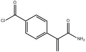 Benzoyl chloride, 4-[1-(aminocarbonyl)ethenyl]- (9CI) Structural