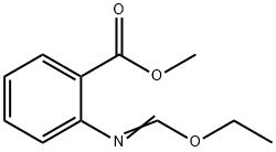 METHYL 2-[(ETHOXYMETHYLENE)AMINO]BENZOATE Structural