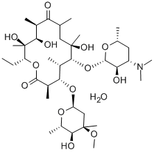 ERYTHROMYCIN A  DIHYDRATE Structural