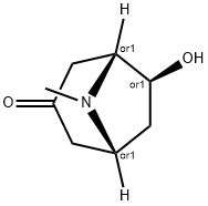 (+/-)-exo-6-Hydroxytropinone Structural