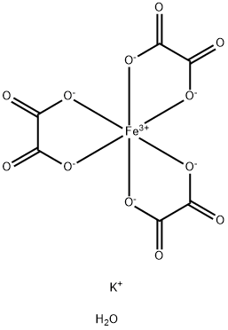 POTASSIUM TRIOXALATOFERRATE(III) Structural