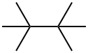 2,2,3,3-Tetramethylbutane Structural