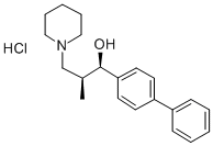 erythro-alpha-(4-Biphenylyl)-beta-methyl-1-piperidinepropanol hydrochloride