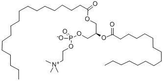 1-STEAROYL-2-PALMITOYL-SN-GLYCERO-3-PHOSPHOCHOLINE Structural