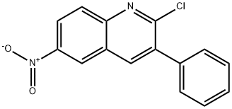 2-CHLORO-6-NITRO-3-PHENYLQUINOLINE Structural