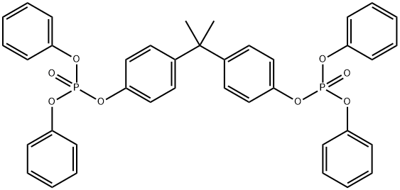 Bisphenol-A bis(diphenyl phosphate) Structural