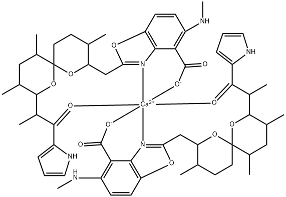 CALCIMYCIN HEMICALCIUM SALT Structural