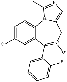 8-Chloro-6-(2-fluorophenyl)-1-methyl-4H-imidazo[1,5-a][1,4]benzodiazepine 5-Oxide